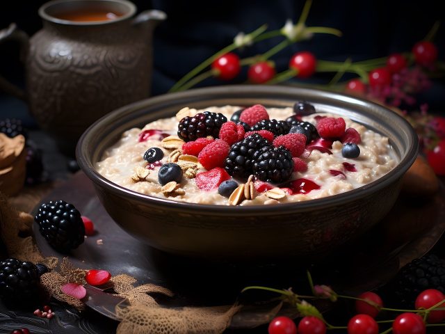 porridge aux flocons d'avoine